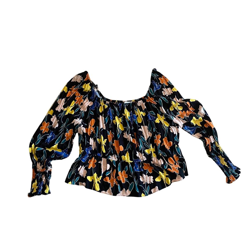 ELOQUII Element Floral Off-Shoulder Top - Size 22/24